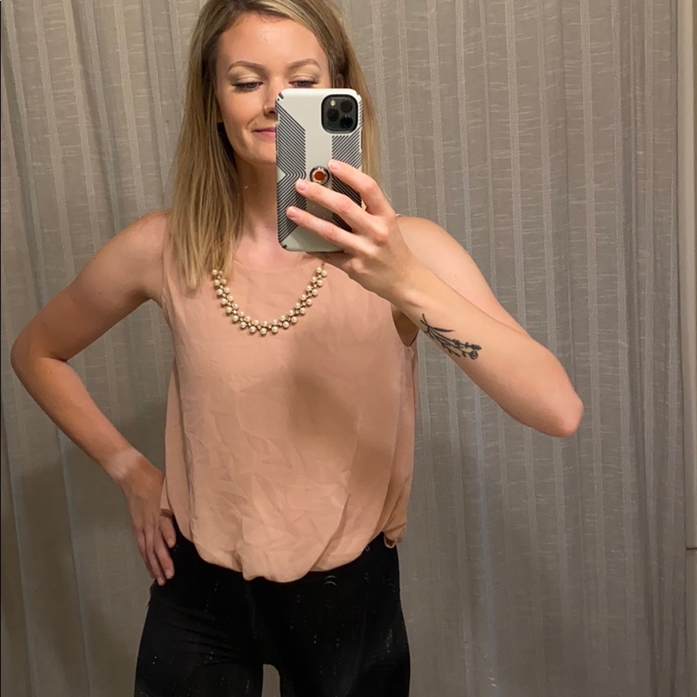 High low love tree blouse